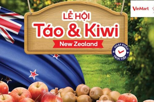 New Zealand apple & kiwi festival at Vinmart