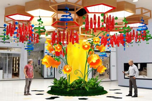 VẠN HẠNH MALL - Décor spring themes